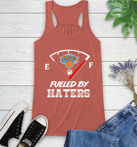 New York Knicks NBA Basketball Fueled By Haters Sports Racerback Tank - Image 4