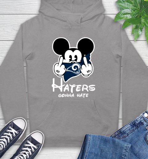 NFL Los Angeles Rams Haters Gonna Hate Mickey Mouse Disney Football T Shirt Hoodie 6