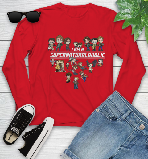 Iam_a_SupernaturalAHolic_Supernatural_A_Holic_Shirt Youth Long Sleeve 11