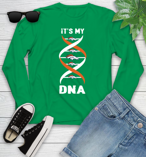 Denver Broncos NFL Football It's My DNA Sports Youth Long Sleeve 7