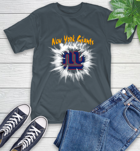 New York Giants NFL Football Adoring Fan Rip Sports T-Shirt 10
