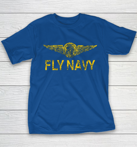 Fly Navy Shirt Youth T-Shirt 15
