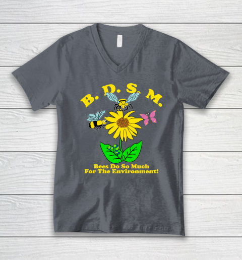 BDSM Bees Do So Much for the environment Essential T Shirt V-Neck T-Shirt 3