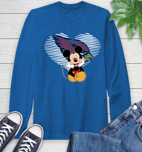 NFL Arizona Cardinals The Heart Mickey Mouse Disney Football T Shirt_000 Long Sleeve T-Shirt 10