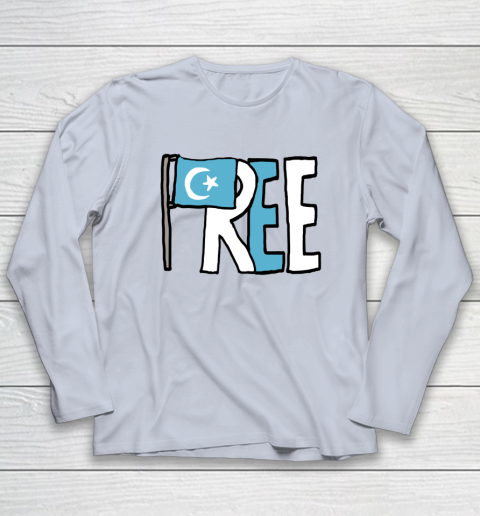 Free the Uyghurs Support Uighur Long Sleeve T-Shirt 4
