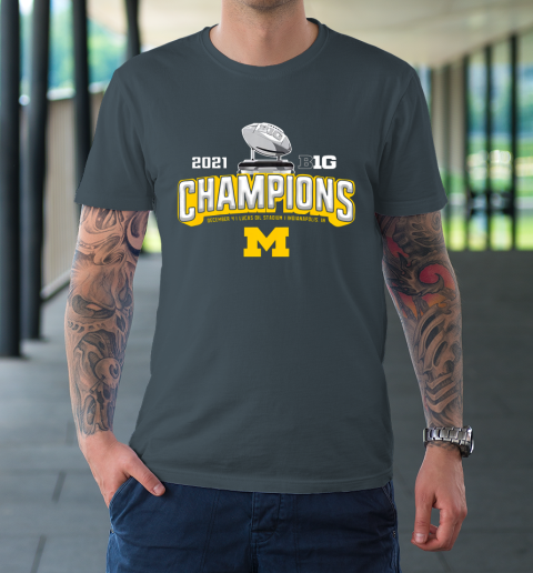 Michigan Big Ten 2021 East Division Champions T-Shirt 4