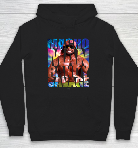 Randy Macho Man Savage WWE Disco Splash Hoodie