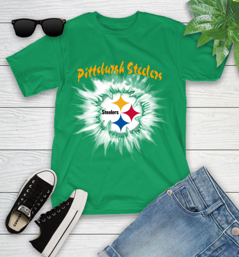 Pittsburgh Steelers NFL Football Adoring Fan Rip Sports Youth T-Shirt 8