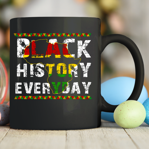 Funny Black History Month African American Pride Celebration Ceramic Mug 11oz