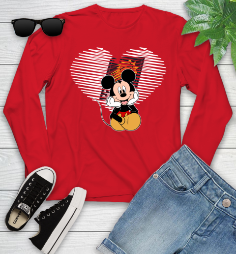 NBA Phoenix Suns The Heart Mickey Mouse Disney Basketball Youth Long Sleeve 11