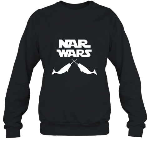 Parody Nar Wars T Shirt Funny Narwhal T Shirt Sweatshirt