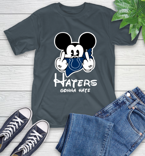 NFL Indianapolis Colts Haters Gonna Hate Mickey Mouse Disney Football T Shirt T-Shirt 10