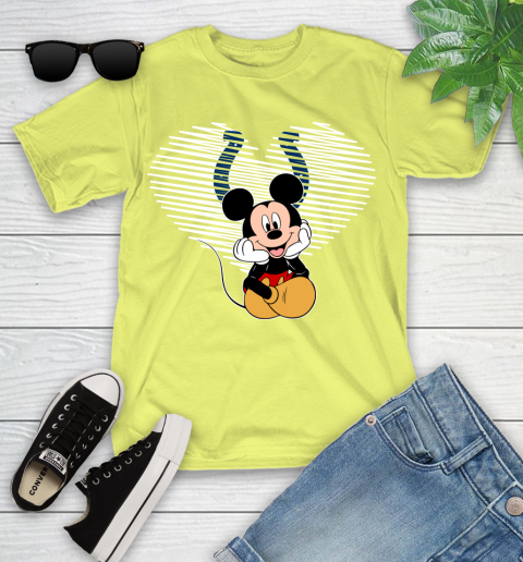 NFL Indianapolis Colts The Heart Mickey Mouse Disney Football T Shirt_000 Youth T-Shirt 10