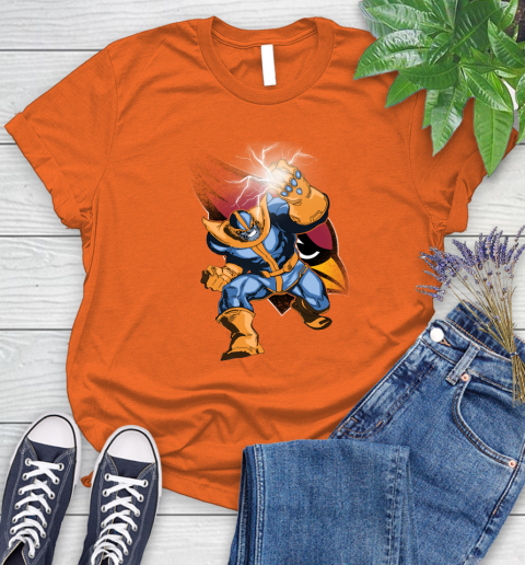 Arizona Cardinals NFL Football Thanos Avengers Infinity War Marvel Women's T-Shirt 3