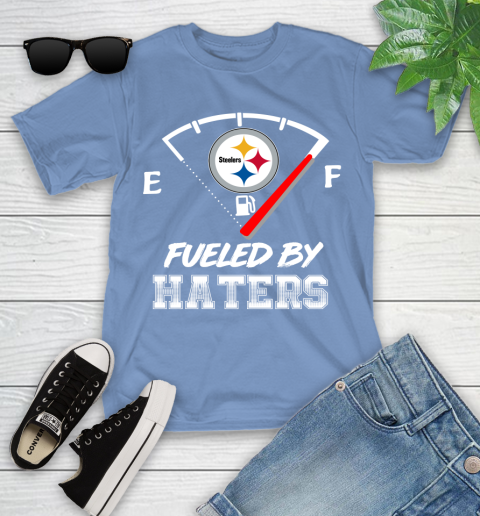 Pittsburgh Steelers NFL Football Fueled By Haters Sports Youth T-Shirt 15