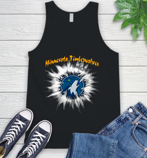 Minnesota Timberwolves NBA Basketball Rip Sports Tank Top Minnesota Timberwolves NBA Basketball Rip Sports Tank Top