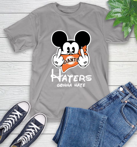 MLB San Francisco Giants Haters Gonna Hate Mickey Mouse Disney Baseball T Shirt_000 T-Shirt 6