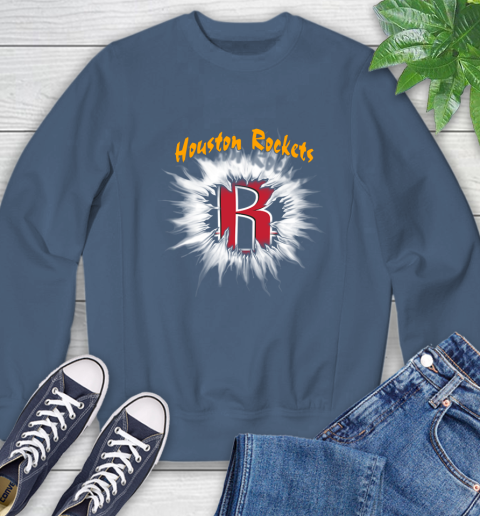 Houston Rockets NBA Basketball Rip Sports Sweatshirt 8