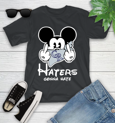 MLB Colorado Rockies Gonna Hate Mickey Mouse Disney Baseball T Shirt_000 Youth T-Shirt