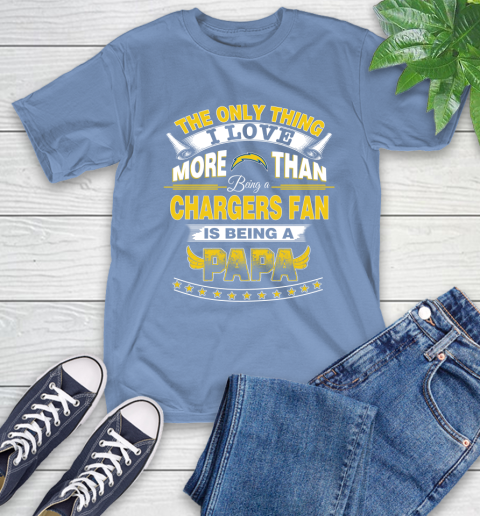 NFL The Only Thing I Love More Than Being A Los Angeles Chargers Fan Is Being A Papa Football T-Shirt 12