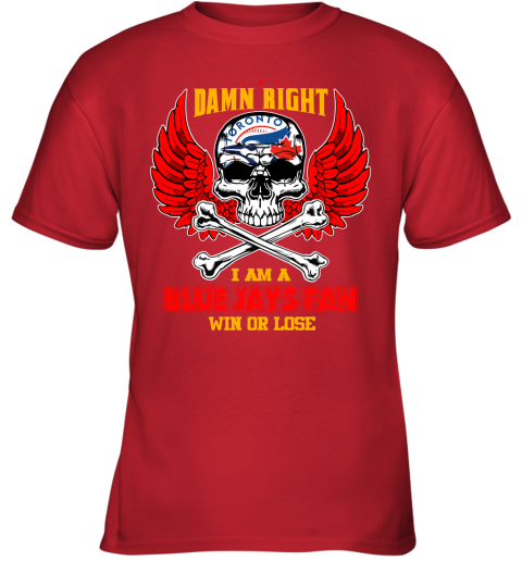 blue jays skull shirt