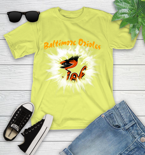 Baltimore Orioles MLB Baseball Adoring Fan Rip Sports Youth T-Shirt 10