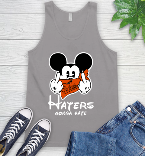 MLB Baltimore Orioles Haters Gonna Hate Mickey Mouse Disney Baseball T Shirt_000 Tank Top 3