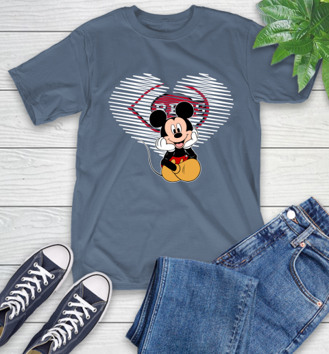 MLB Cincinnati Reds The Heart Mickey Mouse Disney Baseball T Shirt_000 T-Shirt 8