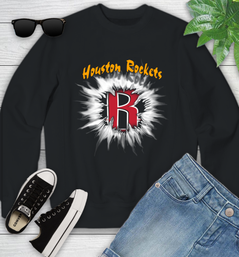 Houston Rockets NBA Basketball Rip Sports Youth Sweatshirt