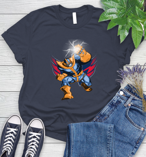 Washington Capitals NHL Hockey Thanos Avengers Infinity War Marvel Women's T-Shirt 14