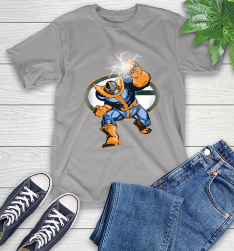 Green Bay Packers NFL Football Thanos Avengers Infinity War Marvel T-Shirt 6