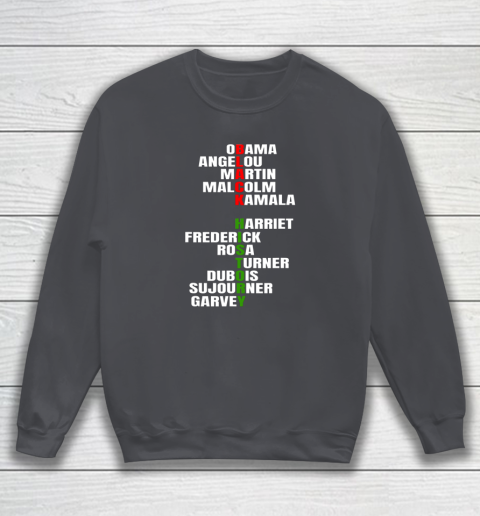 Obama Angelou Inspirational African Black History Month Sweatshirt 3