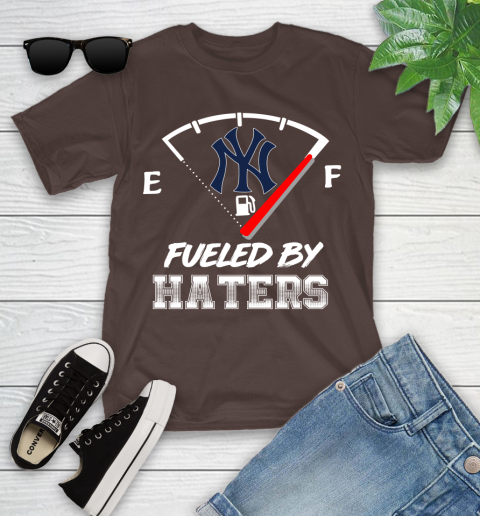 New York Yankees MLB Baseball Fueled By Haters Sports Youth T-Shirt 7