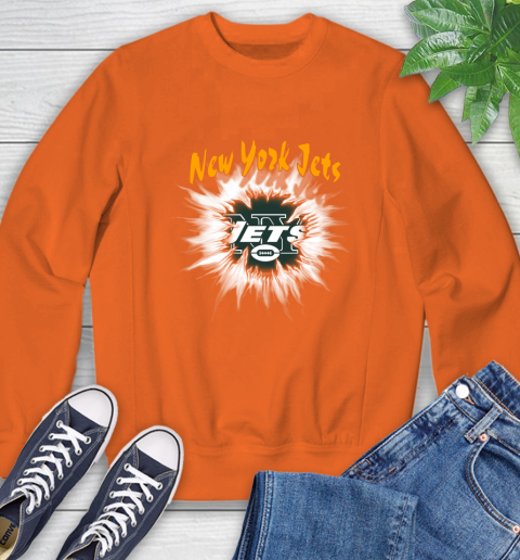 New York Jets NFL Football Adoring Fan Rip Sports Sweatshirt 3