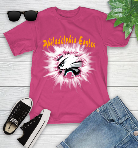 Philadelphia Eagles NFL Football Adoring Fan Rip Sports Youth T-Shirt 11