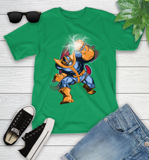 Atlanta Braves MLB Baseball Thanos Avengers Infinity War Marvel Youth T-Shirt 8