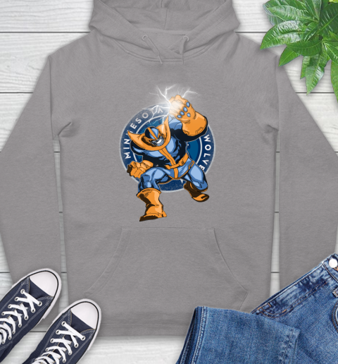 Minnesota Timberwolves NBA Basketball Thanos Avengers Infinity War Marvel Hoodie 6