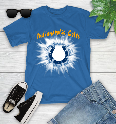 Indianapolis Colts NFL Football Adoring Fan Rip Sports Youth T-Shirt 12