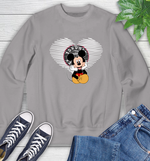 NBA Toronto Raptors The Heart Mickey Mouse Disney Basketball Sweatshirt 5