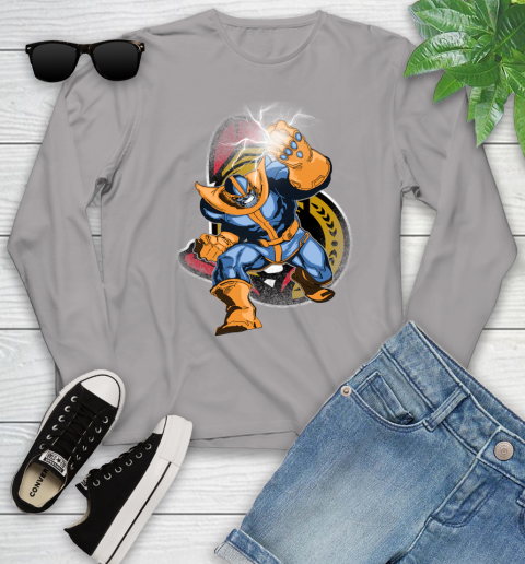 Ottawa Senators NHL Hockey Thanos Avengers Infinity War Marvel Youth Long Sleeve 5