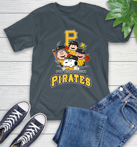 MLB Pittsburgh Pirates Snoopy Charlie Brown Woodstock The Peanuts Movie Baseball T Shirt_000 T-Shirt 10