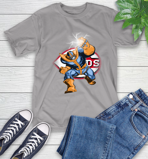 Cincinnati Reds MLB Baseball Thanos Avengers Infinity War Marvel T-Shirt 6
