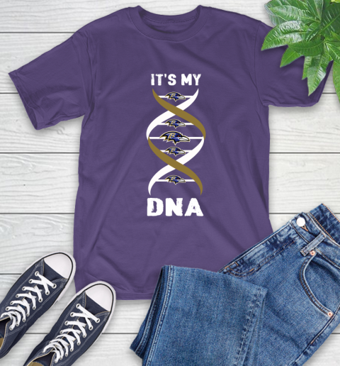 Baltimore Ravens NFL Football It's My DNA Sports T-Shirt 5