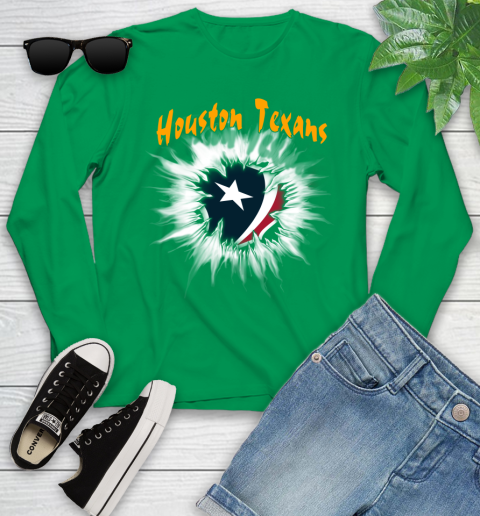 Houston Texans NFL Football Adoring Fan Rip Sports Youth Long Sleeve 7