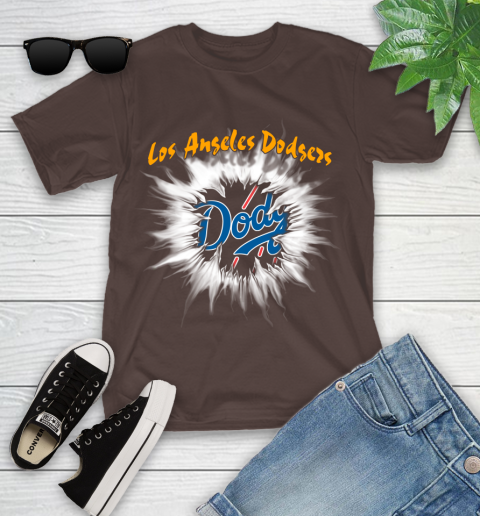Los Angeles Dodgers MLB Baseball Adoring Fan Rip Sports Youth T-Shirt 7