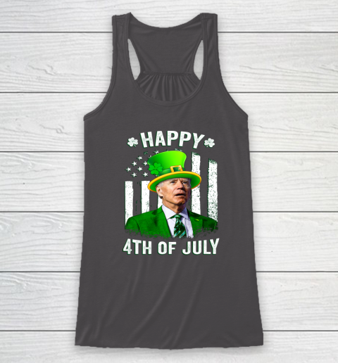 Anti Joe Biden St Patricks Day Shirt Happy 4th Of July Funny Racerback Tank 6