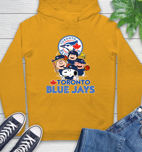 MLB Toronto Blue Jays Snoopy Charlie Brown Woodstock The Peanuts Movie Baseball T Shirt_000 Hoodie 2