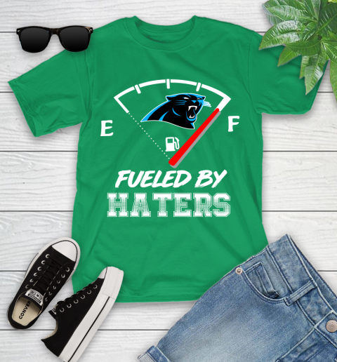 Carolina Panthers NFL Football Fueled By Haters Sports Youth T-Shirt 8