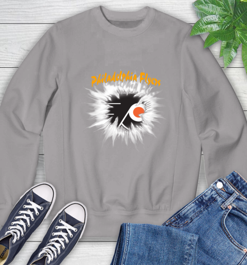 Philadelphia Flyers NHL Hockey Adoring Fan Rip Sports Sweatshirt 5