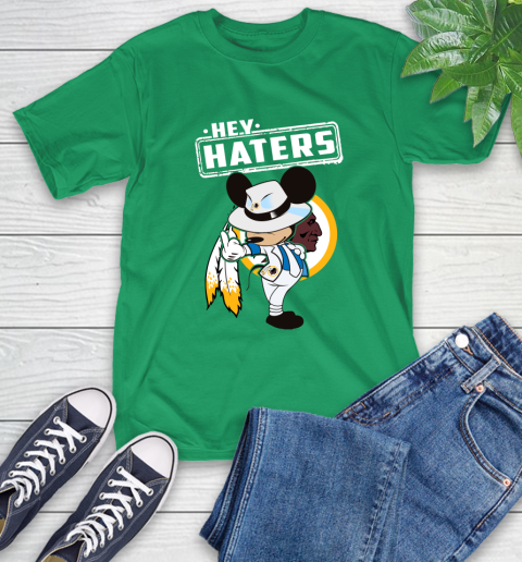 NFL Hey Haters Mickey Football Sports Washington Redskins T-Shirt 7